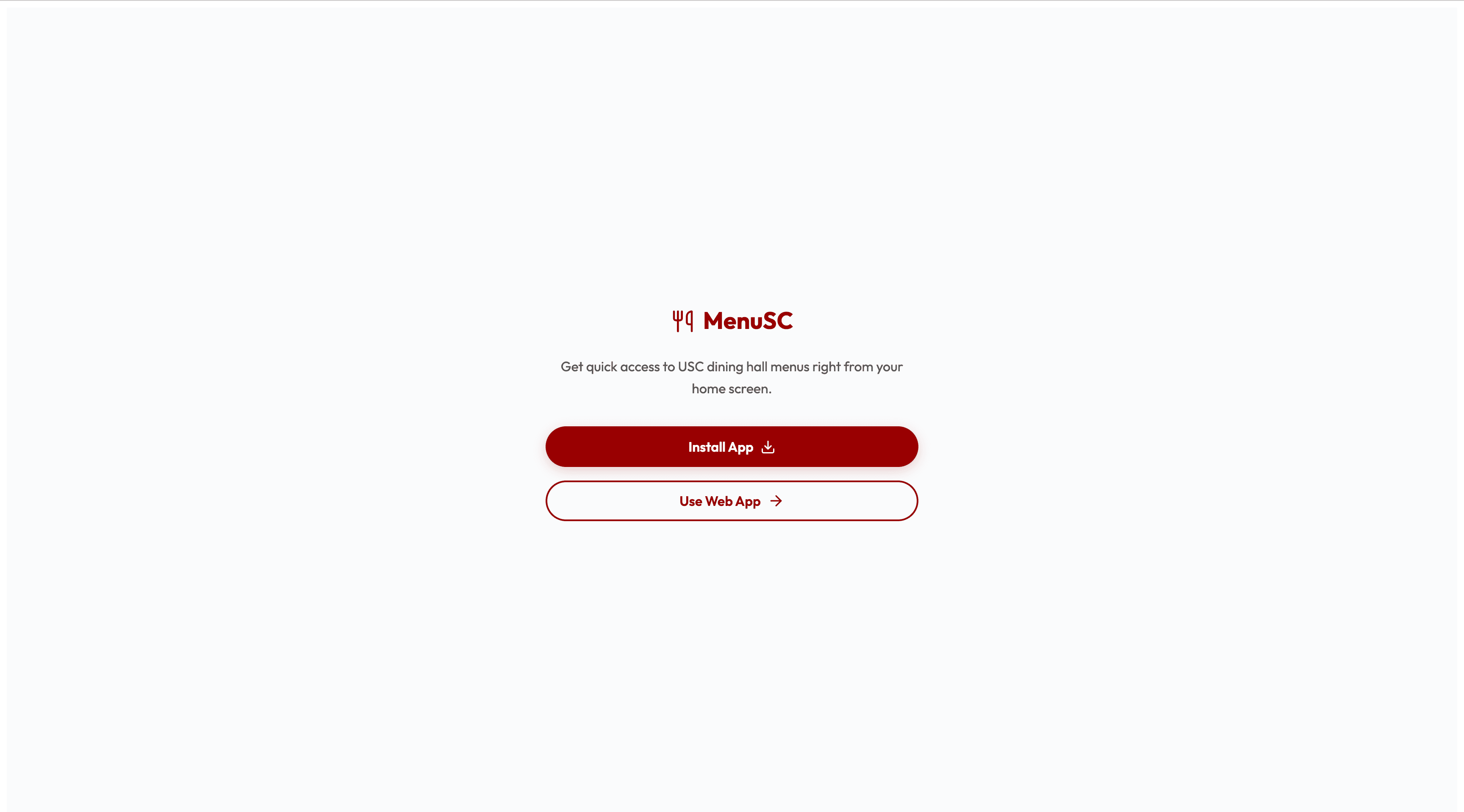Menu SC